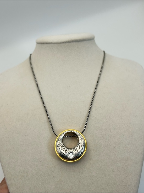 Brighton Jewelry - Brighton Aries Necklace 17" Two-tone Gold Silver Plated Swarovski Crystal